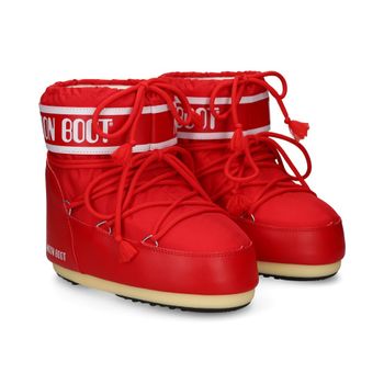 Moon Boot Botines Planos Mujer - Rojo Talla 39/41