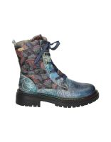 botines estampados laura vita kandyo 24 azules 37