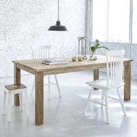 mesa de teca maciza reciclada para 10 pers