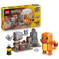 lego pokemon smart play duelo de charmander y geodude en la caverna 72157 198 piezas