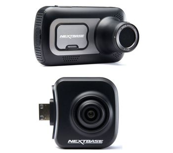 NEXTBASE 522GW Quad HD Dash Cam with Amazon Alexa & NBDVRS2RFCZ Full HD Rear View Dash Cam Bundle