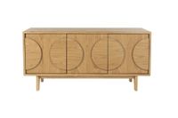 aparador de madera con 3 puertas l120