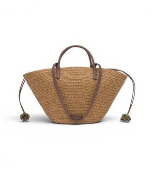 TOUS para mujer. 2002438544 Bolso Capazo L Summer Holidays marrón (OSFA), Casual, Tela