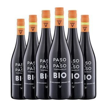 Volver Vino Tinto Paso A Paso Orgánico La 75 Cl 14% Vol. (pack De 6 Unidades)