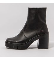 art para mujer 119741101003001 botines de piel 1974 nappa negro -altura tacon 9cm- 40 8 a 10cm cremallera casual