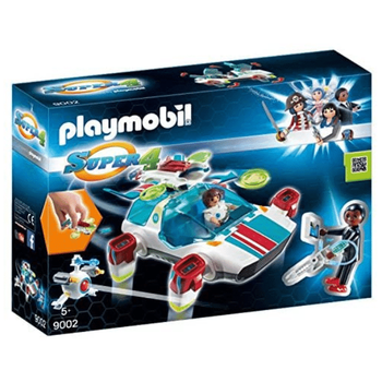Playmobil 9002 Super 4 Fulgurix Con Agente Gene