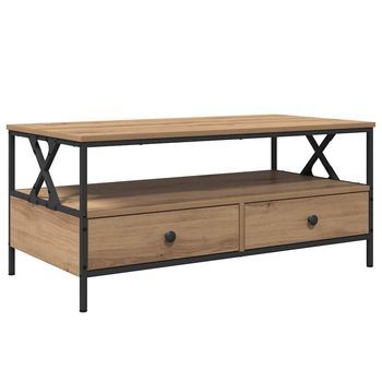 Mesa De Café | Mesa De Centro With Drawer Roble Artisan 100 X 51 X 45 Cm