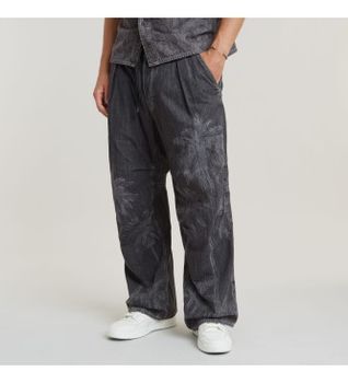 G-Star para hombre. D24487-D540-G311 Pantalón Pleated gris (36/34), Casual, Algodón