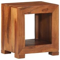 mesa auxiliar madera maciza acacia 37x29x40 cm vidaxl