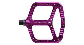 Pedales planos oneup wave purpura