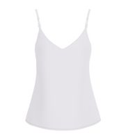 guess para mujer w6gh30w1845 top caroline logo tank blanco m poliester sin mangas  tirantes
