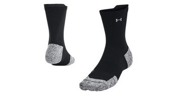 Under armour calcetines de media cana under armourdry run cushion negro unisex
