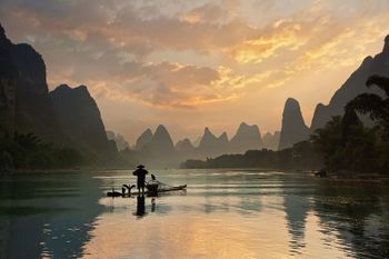 Cuadro bahía de ha long impresión sobre lienzo 90x60cm