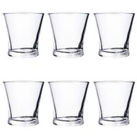 juego de 6 vasos carajillo vidrio 10 cl