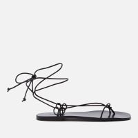 alohas womens misty faux leather flat sandals - uk 35