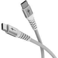 cable usb c a usb c goobay 3 m usb 20 textil trenzado
