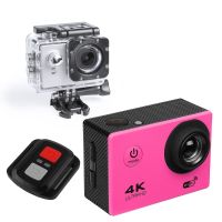 klack pro 4k camara deportiva de accion con mando rosa