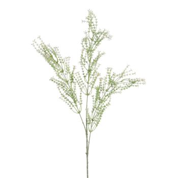 Follaje con flores pequeñas artificiales blanco y verde h92
