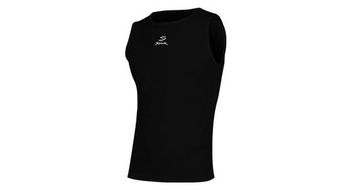 Camiseta interior sin mangas spiuk anatomic negra