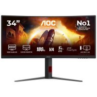 aoc cu34g4 34 curvo wqhd 3440x1440 180hz hdr10 fast va 1ms negro