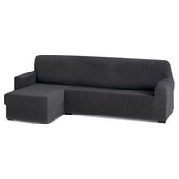 funda sofa chaiselongue poliester grisoscuro brazo corto rustica iz