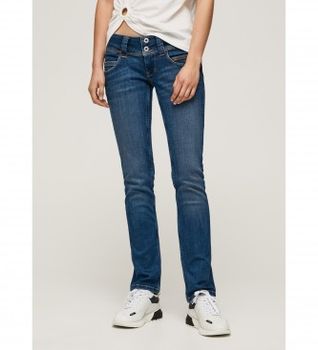 Pepe Jeans para mujer. PL204175VW3 Jeans Venus Azul (24/30), Casual, Algodón