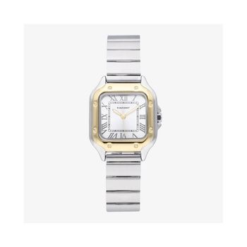 Radiant Reloj Mujer Caja De Latón Pulsera Acero De Color Plateado/gris Resistente Al Agua 3 Atm Ra661204