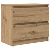 mueble de tv madera de ingenieria roble artisan 60x35x54 cm vidaxl