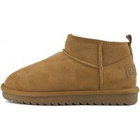 colors of california descansos short sheepskin boot in suede para mujer