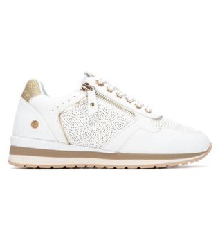 Xti para mujer. 14516301-BLANCO Zapatillas 145163 blanco (39), Plano, Cremallera, Casual
