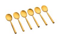 juego de 6 cucharillas nils - oro