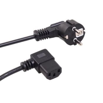 Cable de alimentación Maclean MCTV-802 1,5 m con conector angulado