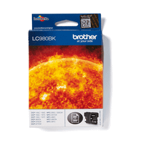 cartucho brother negro lc-980bk