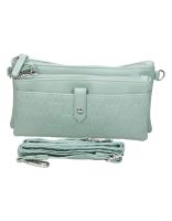 bolso bandolera chenson mf-y340 en color aguamarina de mujer uni
