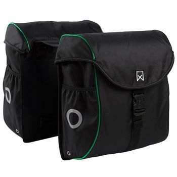 Alforjas Para Bicicleta 38 L Negro Y Verde 16104 Willex