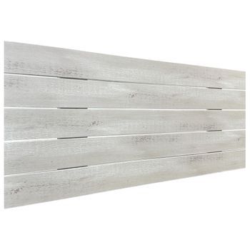Cabecero De Madera Reciclada Dm Estilo Palet Horizontal 105x46cm Camas 105 - Blanco Madera