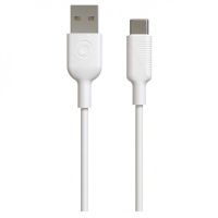 muvit cable usb a tipo c machomacho 20cm blanco