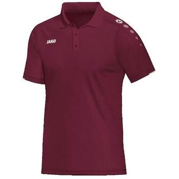 Jako Polo Polo manches courtes Classico rouge para hombre