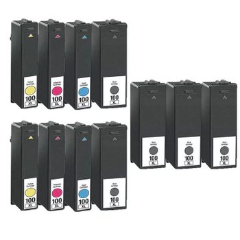 Compatible Multipack Lexmark Interpret SE S408 Printer Ink Cartridges (9 Pack) -14N1068E