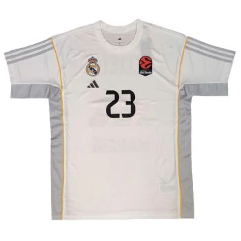 Camiseta calentamiento Sergio Llull Real Madrid Baloncesto Adidas 2025 / 26