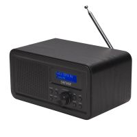 radio personal denver dab-30black dab fm negro madera