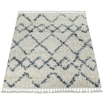 Alfombra de pelo largo Nadori beige 120x170 cm