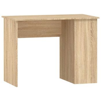 Escritorio De Madera Contrachapada Roble Sonoma 100x55x75 Cm Vidaxl