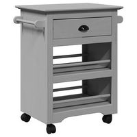 carrito de cocinarestanteria de cocina carrito de servir bodo gris 675x45x80 cm