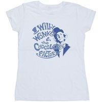 willy wonka  the chocolate fact camiseta bi54526 para mujer