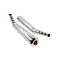 silenciador de escape moto guzzi le mans 81- lafranconi rc cromo par