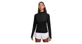 Capucha nike dri fit trail negra mujer