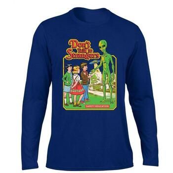 Steven Rhodes Camiseta manga larga Don't Talk To Strangers para mujer