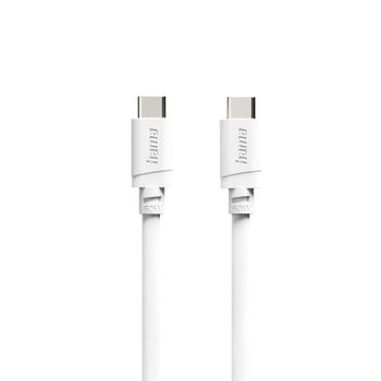 Cable USB-C a USB-C Hama 2 m USB 2.0 Blanco