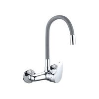 monomando fregadera java mural goma flexible gris